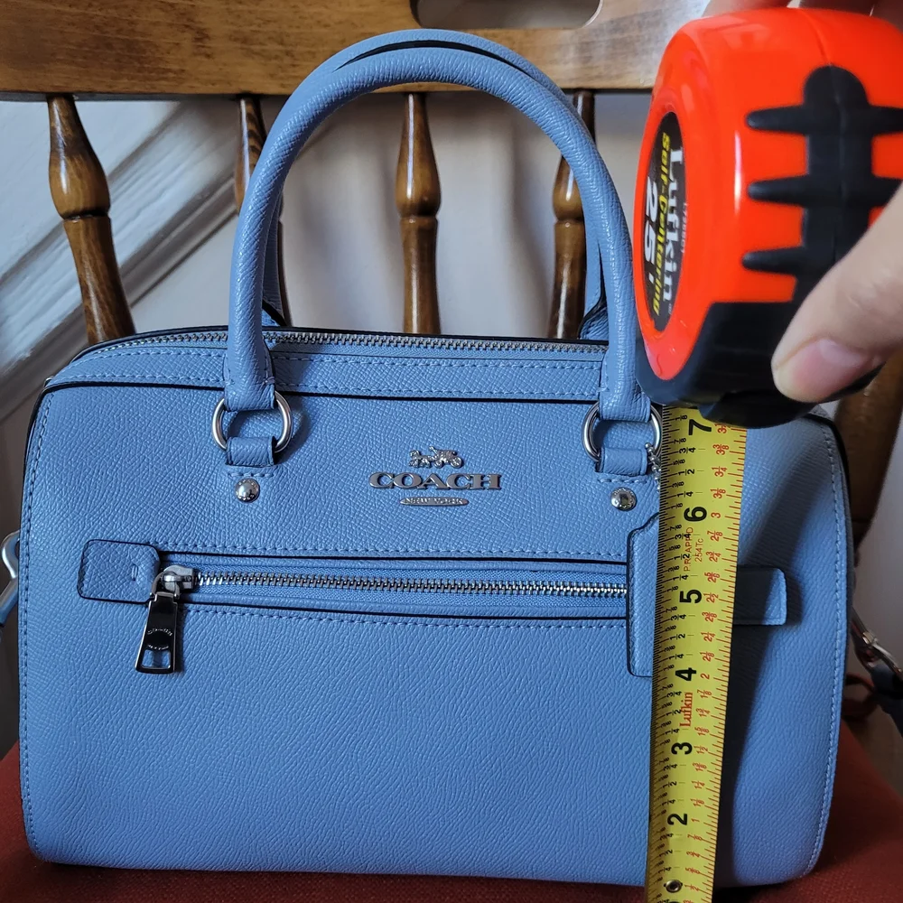 Coach Rowan Satchel Baby Blue - Picture 10 of 14